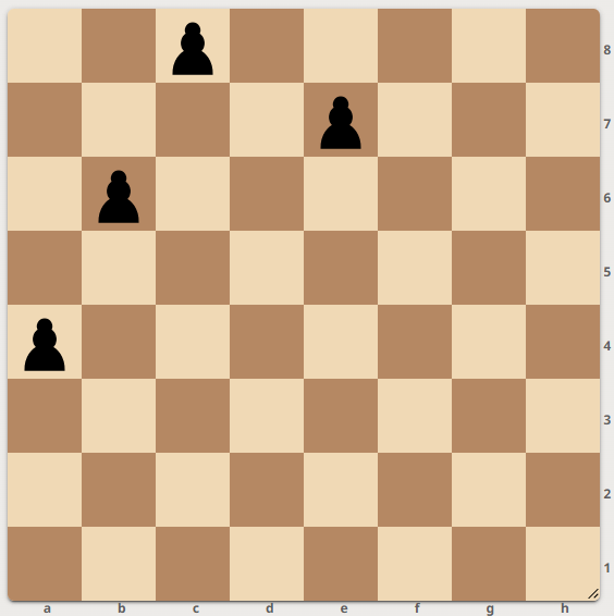 Pawn placement puzzle — how many pawns can you place with none sharing a rank, file, or diagonal?